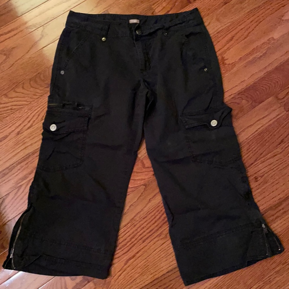 Black knee length Halogen pants